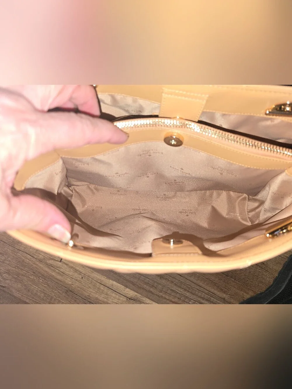 kate spade Quilted Leather Chain-Handle Shoulder Bag - Cream Beige
